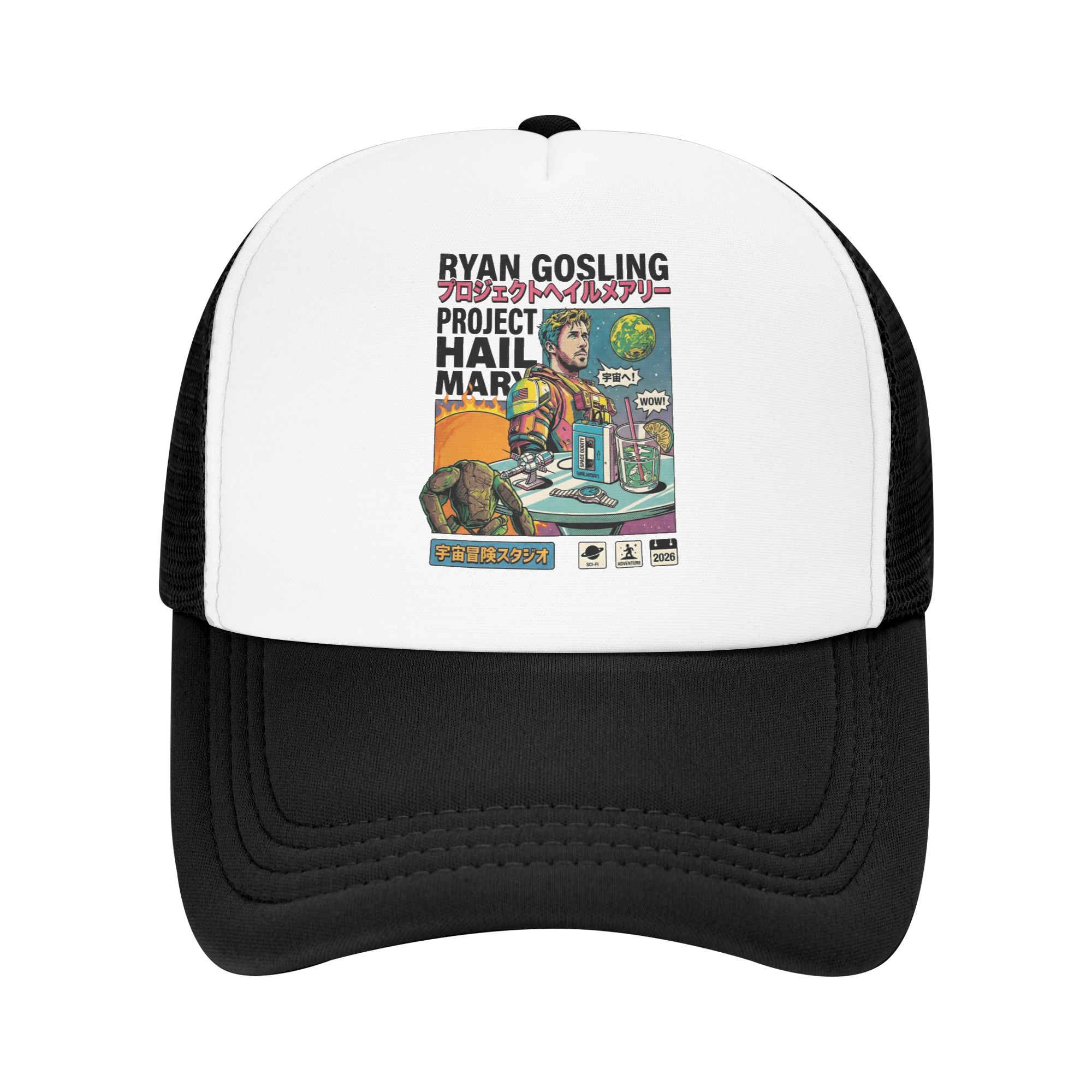 Golf Cap Dad - 大人用プロジェクト ヘイルマリートラッカーキャップ ファッションメッシュ野球帽 ポリエステル ダッドハット サンハット
