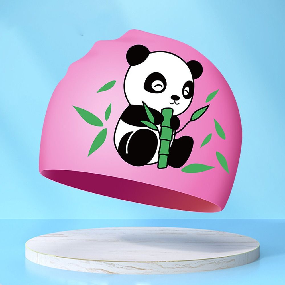 軽量防水子供水泳キャップシリコーン漫画子供水泳帽子弾性動物入 - Swim Hat Silicone のレビューと価格