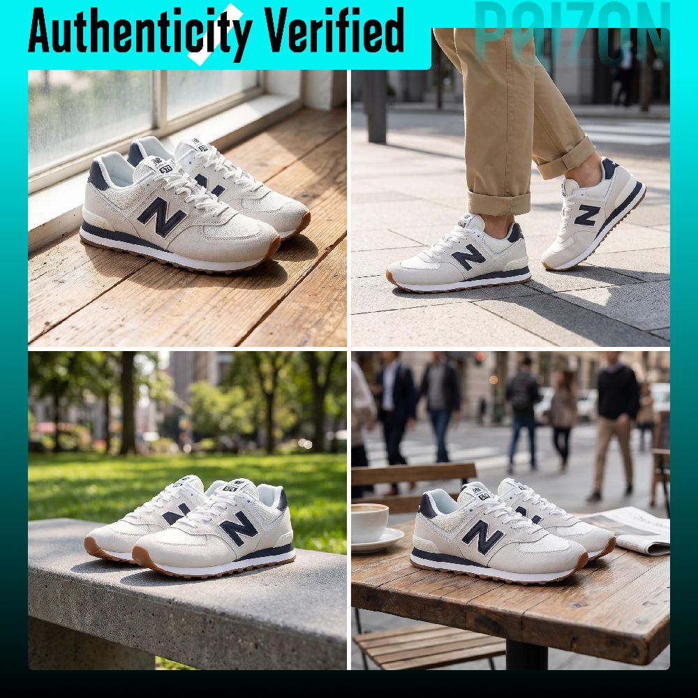 ニューバランス NB 574 レザークッション 耐摩耗性 軽 - New Balance Shoes 574 のレビューと価格
