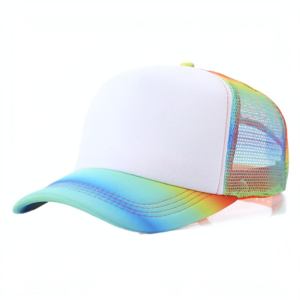 夏用、男女兼用、通気性の良いメッシュ素材のキャップ。星柄のデ - Trucker Cap Mesh のレビューと価格
