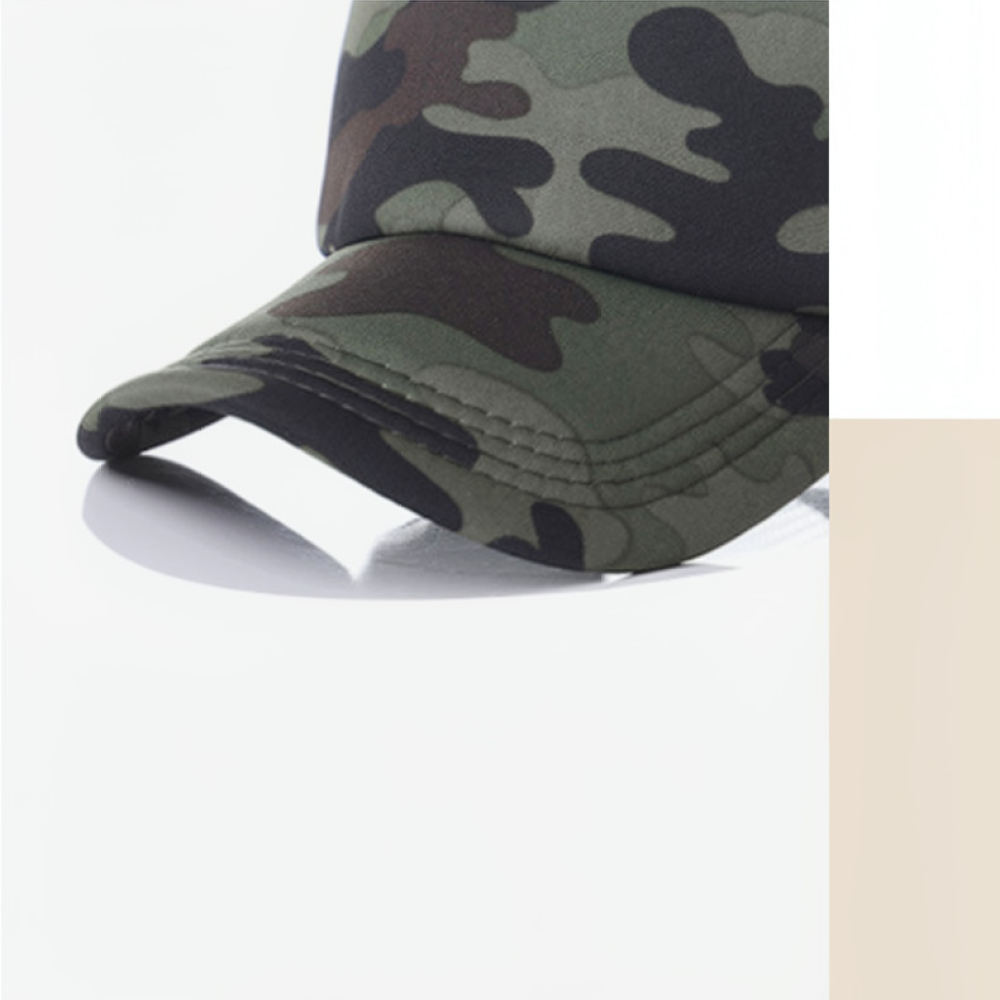夏用、男女兼用、通気性の良いメッシュ素材のキャップ。星柄のデ - Trucker Cap Mesh のレビューと価格